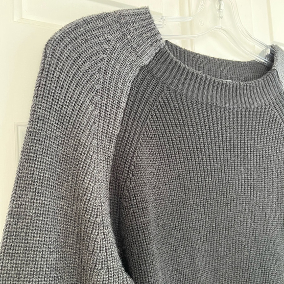 SOLD 💟 Eileen Fisher Merino Rib Box-Top Knit Regenerative Wool Sweater Size XS - Picture 6 of 12
